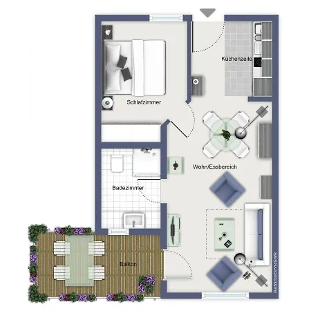 Meeresblick 414 Apartment Kuehlungsborn